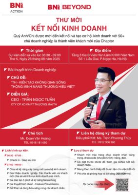 Kết Nối Kinh Doanh Cùng BNI Action Chapter 28/08/2025